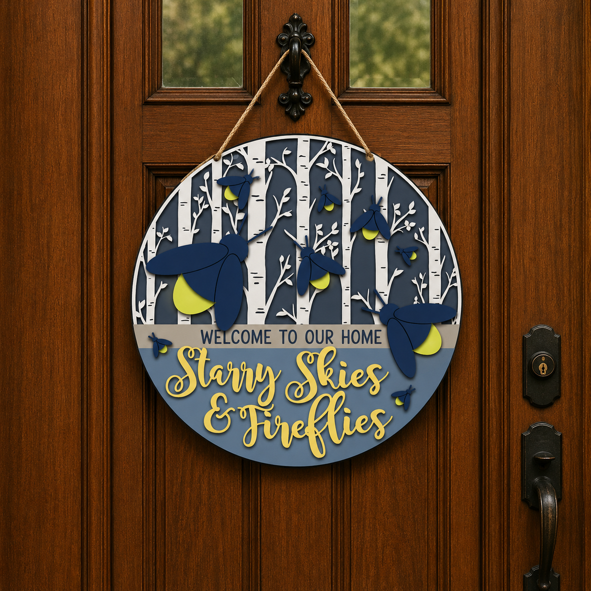 Starry Skies & Fireflies DIY Door Sign Kit